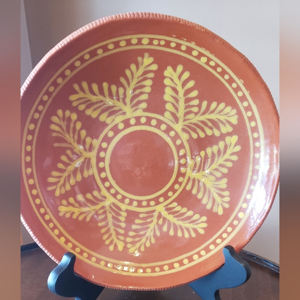 Redware Serving Bowl
